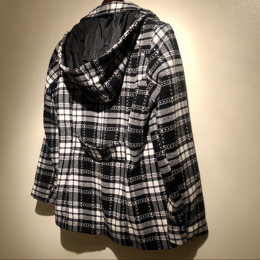 Plaid Peacoat - Picture 5 of 5